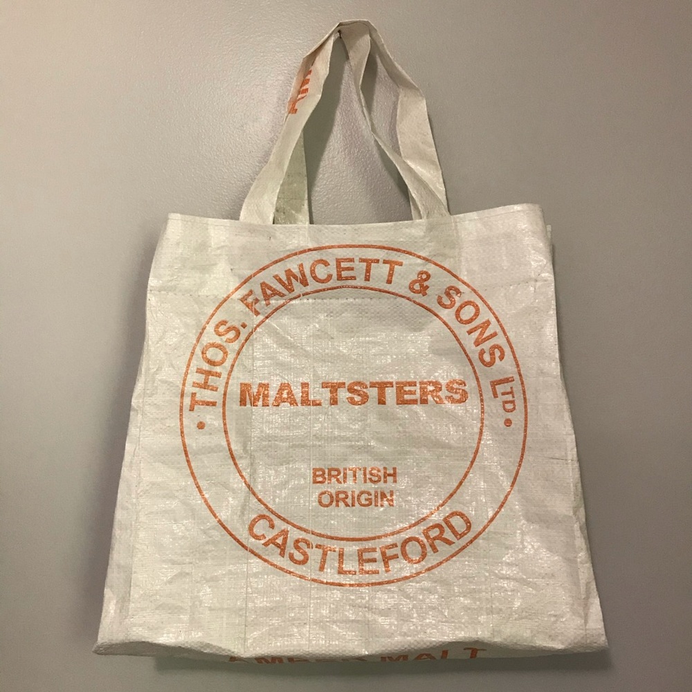 Upcycled Malt Bag Tote